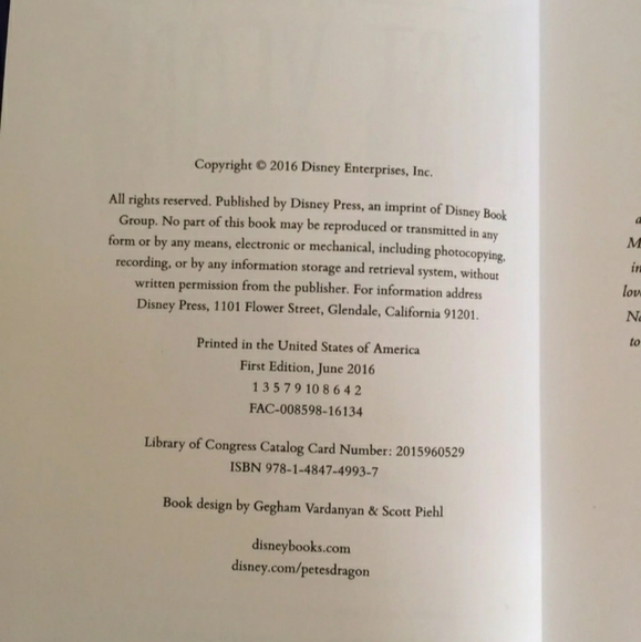 Pete's Dragon The Lost Years by Elizabeth Rudnick Hardcover - Picture 5 of 5